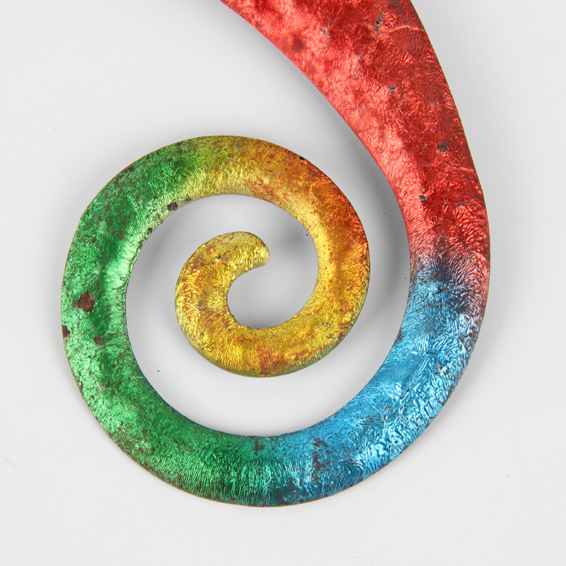 Home Decor Metal Red Seahorse for Garden Sculpture Decoration Outdoor Miniature Statues and Ornaments Animales Jardin T200710