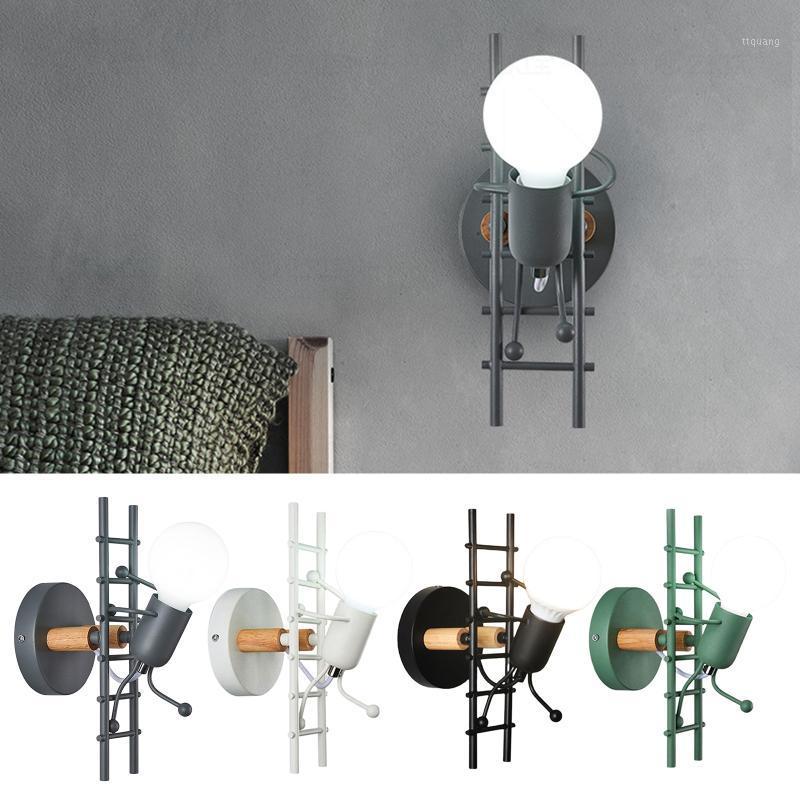 Nodic Wall Lamp Creative Small Man Iron Lights Metal Simple Cartoon Robot Sconce Lamps for Indoor Art Decor Light1
Nodic Wall Lamp Creative Small Man Iron Lights Metal Simple Cartoon Robot Sconce Lamps for Indoor Art Decor Light1