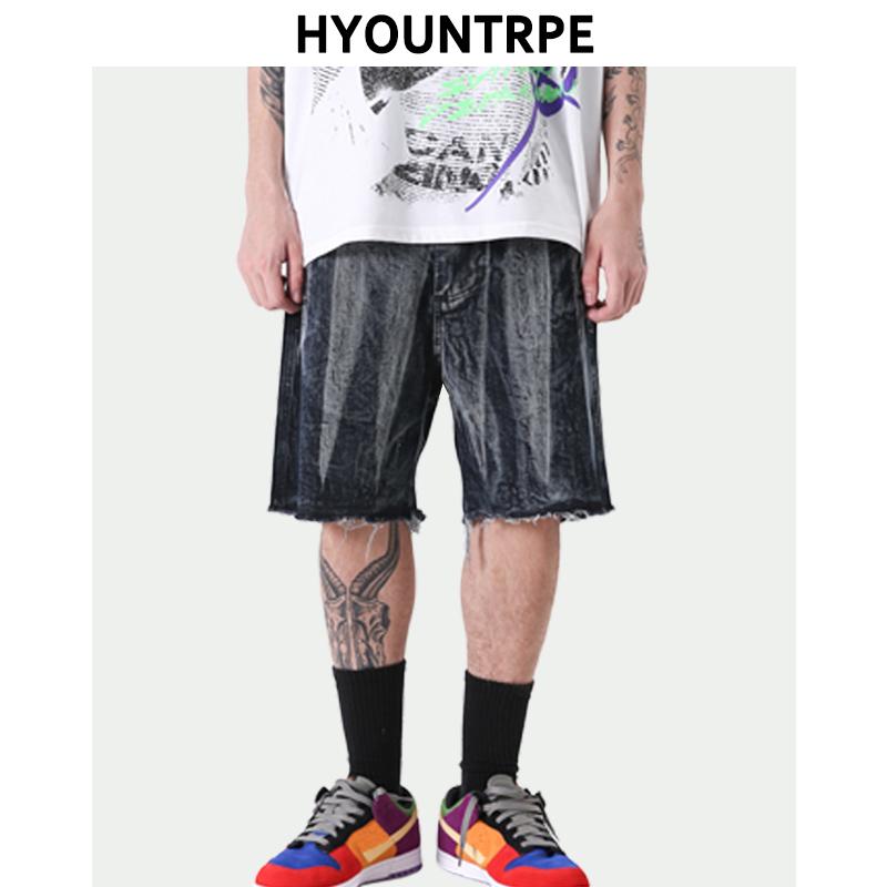 Mens Tie-dye Denim Jean Shorts New Summer Fashion Zipper Vintage Short Pants Short Hip Hop Streetwear Jeans Compression Shorts, Black
Mens Tie-dye Denim Jean Shorts New Summer Fashion Zipper Vintage Short Pants Short Hip Hop Streetwear Jeans Compression Shorts, Black