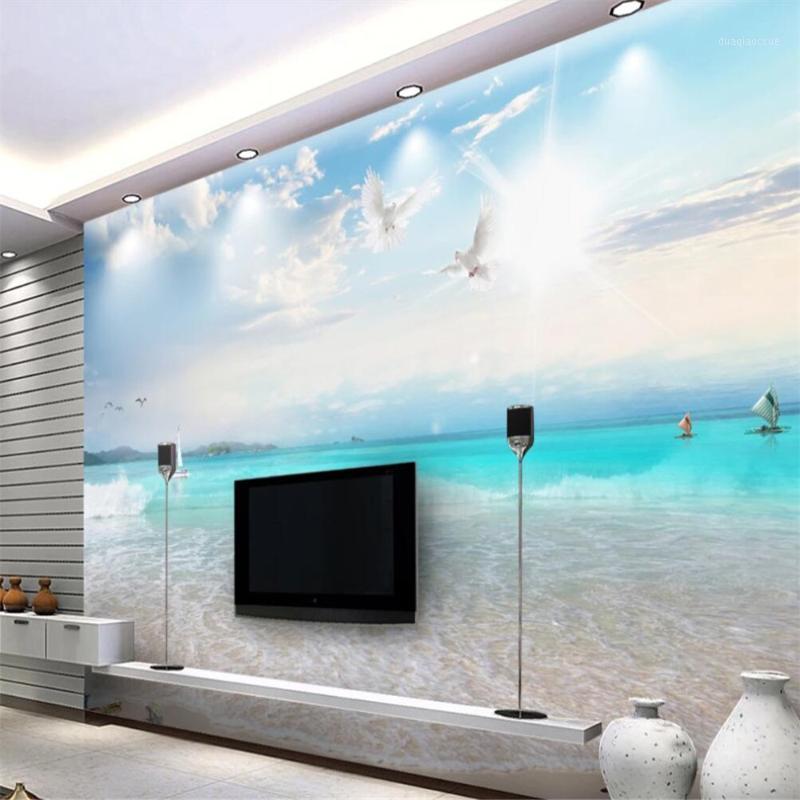 Dropship Custom Large Wallpaper Mural Blue Sky White Cloud Beach Seascape Bedroom Background Wall Decoration Painting1, As pic
Dropship Custom Large Wallpaper Mural Blue Sky White Cloud Beach Seascape Bedroom Background Wall Decoration Painting1, As pic