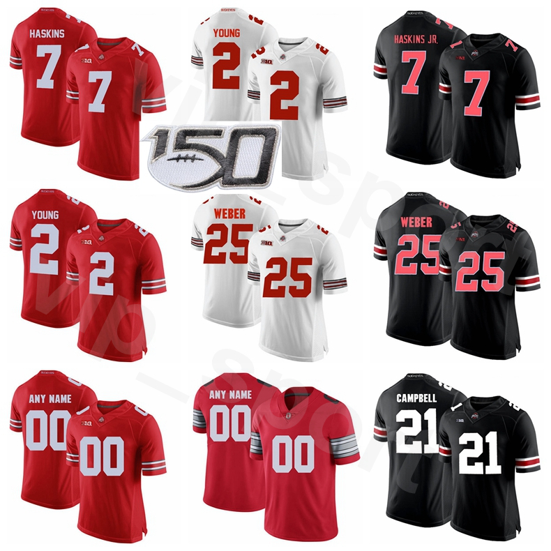 Football NCAA College Ohio State Buckeyes 2 Chase Young Jersey Embroidery 7 Dwayne Haskins 2 JK Dobbins 25 Mike Weber 21 Parris Campbell, With 150th patch
Football NCAA College Ohio State Buckeyes 2 Chase Young Jersey Embroidery 7 Dwayne Haskins 2 JK Dobbins 25 Mike Weber 21 Parris Campbell, With 150th patch