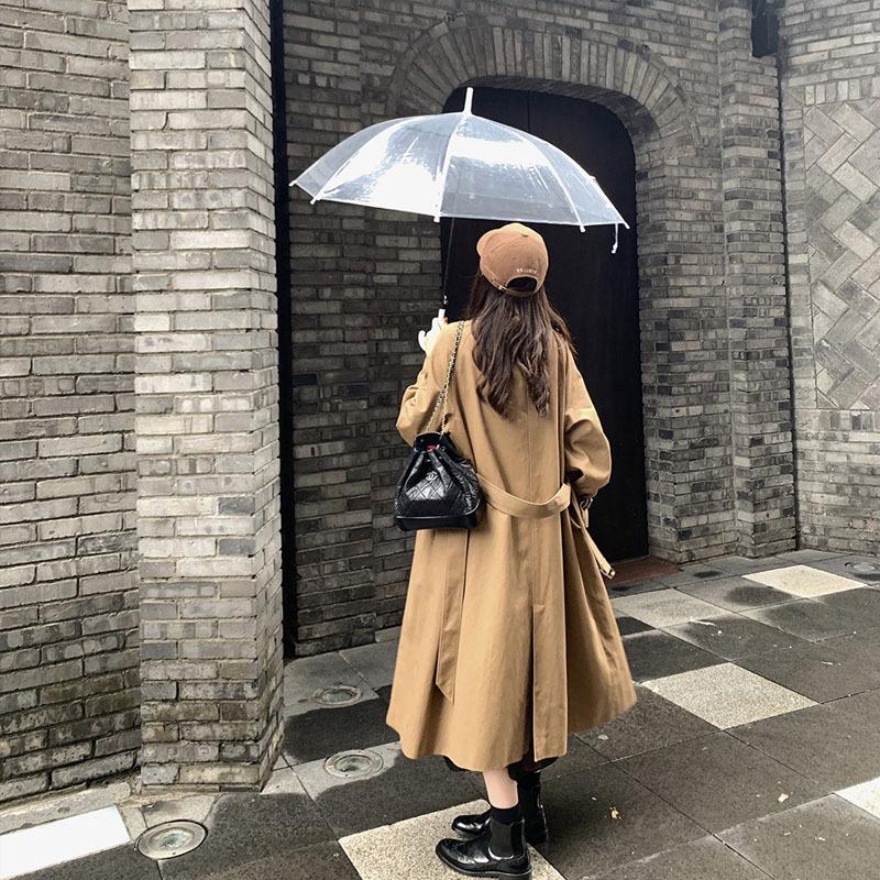 Korean version of retro khaki windbreaker women' long autumn 2020 new Korean version of loose coat fashion coat, As pic
Korean version of retro khaki windbreaker women' long autumn 2020 new Korean version of loose coat fashion coat, As pic