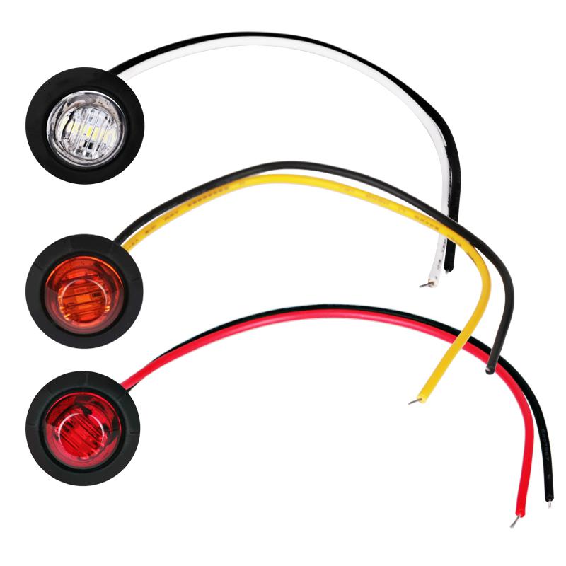 Urbanroad 2Pcs 12V Truck LED Side Marker Turn Signal Light Clearance Indicator Lamp for Truck Trailer Caravan Amber Red White, As pic
Urbanroad 2Pcs 12V Truck LED Side Marker Turn Signal Light Clearance Indicator Lamp for Truck Trailer Caravan Amber Red White, As pic