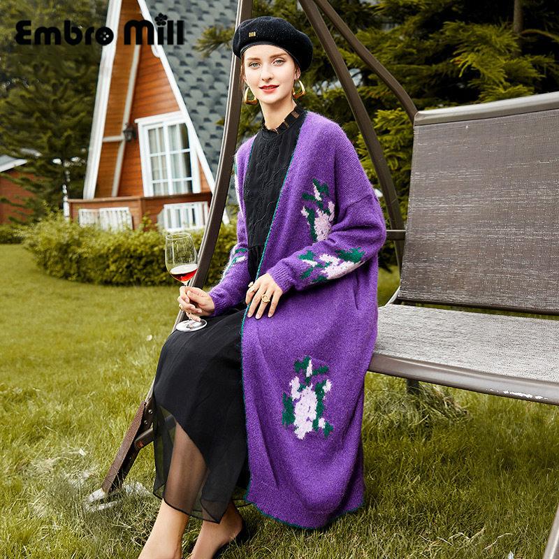 Autumn And Winter New Street Style Lady knitting Mid-Length Long Sleeve Elegant Open Stiton Sweater Coat -XL, Purple
Autumn And Winter New Street Style Lady knitting Mid-Length Long Sleeve Elegant Open Stiton Sweater Coat -XL, Purple