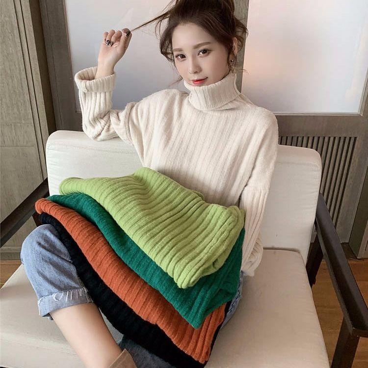 Sweater Women Turtleneck Pullover 2021 Autumn Winter Korean Solid Stretch Pit Stripe Long Sleeve Pullover Female Jumper Knitwear, Beige
Sweater Women Turtleneck Pullover 2021 Autumn Winter Korean Solid Stretch Pit Stripe Long Sleeve Pullover Female Jumper Knitwear, Beige