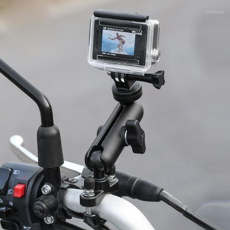 Motorcycle Mirrors Action Camera Holder Handlebar Mirror Mount Bracket 1/4 Metal Stand Bike Sport Cameras Accessory Black
Motorcycle Mirrors Action Camera Holder Handlebar Mirror Mount Bracket 1/4 Metal Stand Bike Sport Cameras Accessory Black