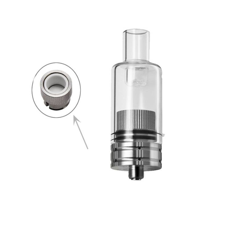 Mr Bald III Atomizer with Replacement Ceramic Coils Bowl Glass Chamber Herbal Tank for 510 Mod T Dab Dry Herb Vaporizer Kit
Mr Bald III Atomizer with Replacement Ceramic Coils Bowl Glass Chamber Herbal Tank for 510 Mod T Dab Dry Herb Vaporizer Kit
