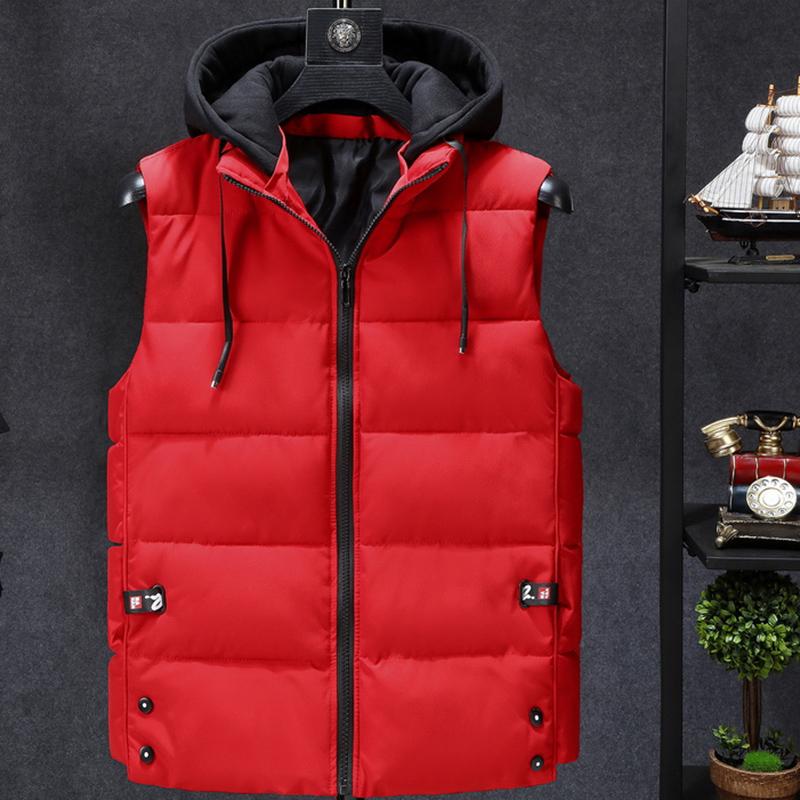 2020 New Winter Light color Vest Men Casual Waterproof Stand Collar Warm Vests Sleeveless Coat Solid Color Plus Size 3XL, Black
2020 New Winter Light color Vest Men Casual Waterproof Stand Collar Warm Vests Sleeveless Coat Solid Color Plus Size 3XL, Black