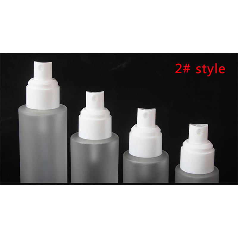 20ml 30ml 40ml 60ml 80ml 100ml 120ml Frosted Glass Cosmetic Bottle Lotion Pump Bottle Refillable Liquid Perfume Spray Bottles