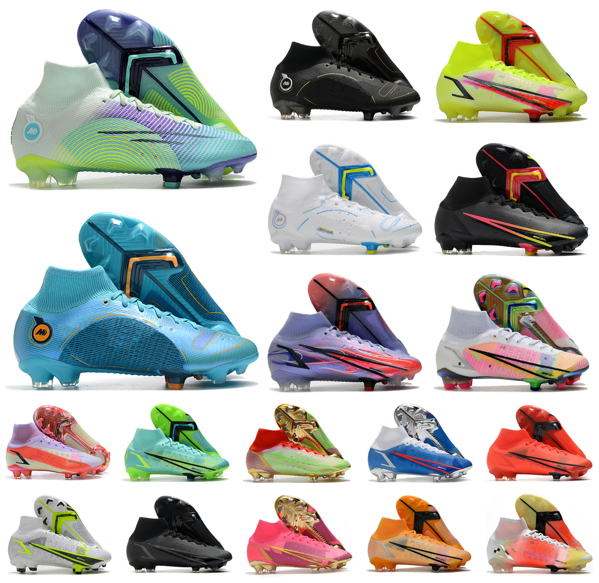 2022 Superfly 8 VIII 360 Elite FG Soccer Shoes XIV 14 CR7 Dream Speed 005 First Main Shadow Recharge KM Mens Women Boys High Football Boots Cleats US6.5-11, 7 fg
2022 Superfly 8 VIII 360 Elite FG Soccer Shoes XIV 14 CR7 Dream Speed 005 First Main Shadow Recharge KM Mens Women Boys High Football Boots Cleats US6.5-11, 7 fg