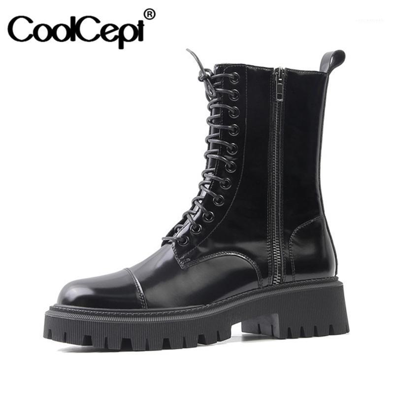 CoolCept Women Half Short Boots Real Leather Thick Bottom Women Winter Autumn Shoes Fashion Cool Short Boots Woman Size 34-391, Black
CoolCept Women Half Short Boots Real Leather Thick Bottom Women Winter Autumn Shoes Fashion Cool Short Boots Woman Size 34-391, Black