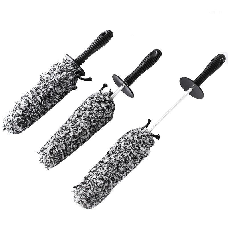 Mjjc Brand Microfiber Wheel Detailing Cleaning Brush 3 Pieces Kit With1
