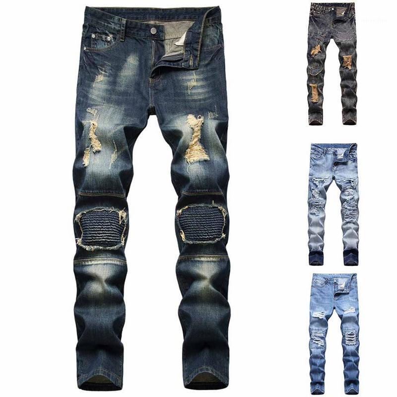 Jeans Men Pants Casual Cotton Denim Trousers Multi Pocket Cargo Pencil pants Zippe Hip Hop Slim Fit Holes Punk1 
Jeans Men Pants Casual Cotton Denim Trousers Multi Pocket Cargo Pencil pants Zippe Hip Hop Slim Fit Holes Punk1