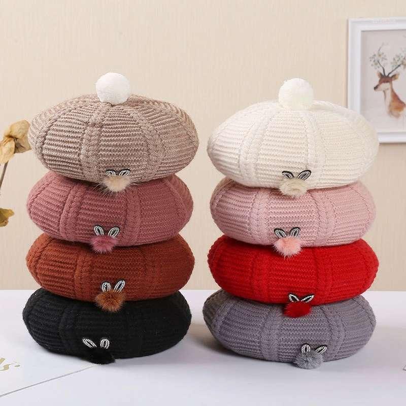 Wholesale beret new knitted hat female warm and thick painter hat flat brim handmade woolen1
Wholesale beret new knitted hat female warm and thick painter hat flat brim handmade woolen1