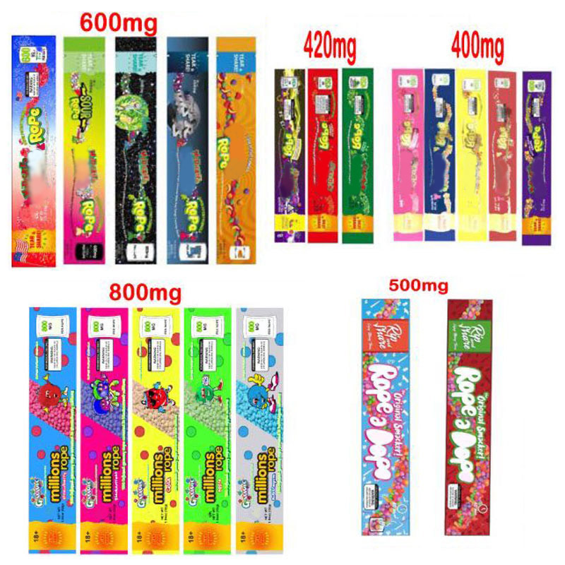 ROPE Empty Bag Plastic Edibles retail packaging 20 styles Smell Proof Bags Package 400mg 420mg 600mg 800mg DHL Free
ROPE Empty Bag Plastic Edibles retail packaging 20 styles Smell Proof Bags Package 400mg 420mg 600mg 800mg DHL Free