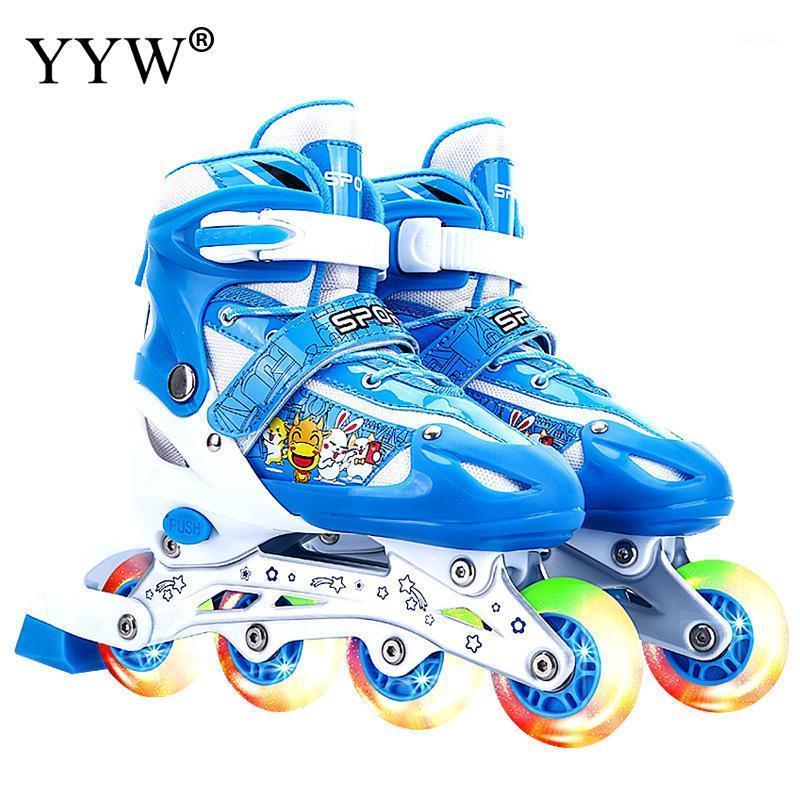 Skate Shoes Children Kids Inline Skate Adjustable Size Flashing Roller Skating Shoes Girl Boy Wheels Roller Skates Patines1, Blue
Skate Shoes Children Kids Inline Skate Adjustable Size Flashing Roller Skating Shoes Girl Boy Wheels Roller Skates Patines1, Blue