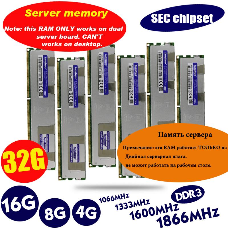 lanshuo 4GB 8GB 16GB DDR3 PC3 1066Mhz 1333Mhz 1600Mhz 1866Mhz Server memory 8G 16G 1333 1600 1866 ECC REG 14900 12800 10600 RAM
lanshuo 4GB 8GB 16GB DDR3 PC3 1066Mhz 1333Mhz 1600Mhz 1866Mhz Server memory 8G 16G 1333 1600 1866 ECC REG 14900 12800 10600 RAM