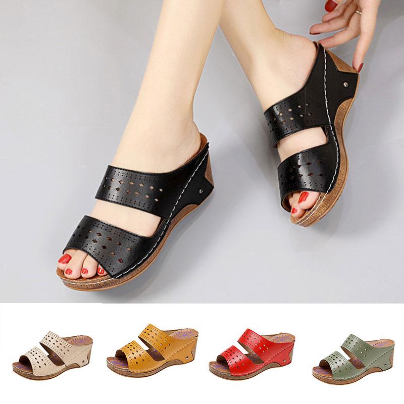 summer women's fashion sandals Roman retro color slipper thick bottom open toe beach slippers All-match Roman Shoes Classic, Red
summer women's fashion sandals Roman retro color slipper thick bottom open toe beach slippers All-match Roman Shoes Classic, Red