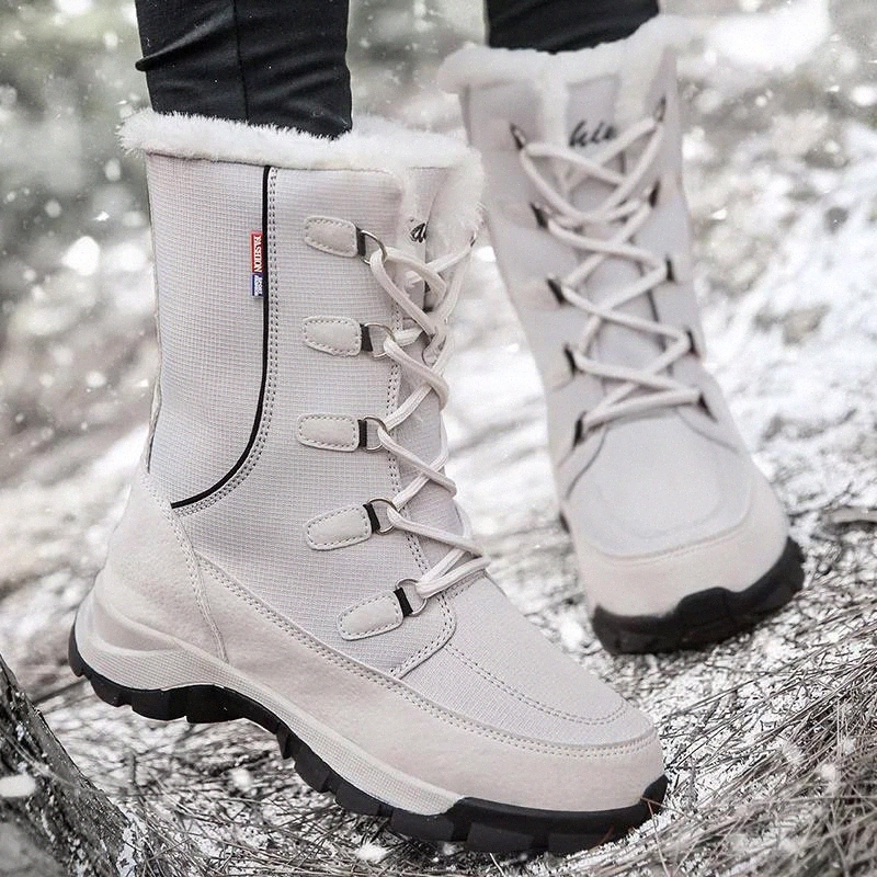 Winter boots women shoes 2020 solid lace up women snow boots high-top warm short plush waterproof winter platform shoes woman #Lz7m, Beige
Winter boots women shoes 2020 solid lace up women snow boots high-top warm short plush waterproof winter platform shoes woman #Lz7m, Beige