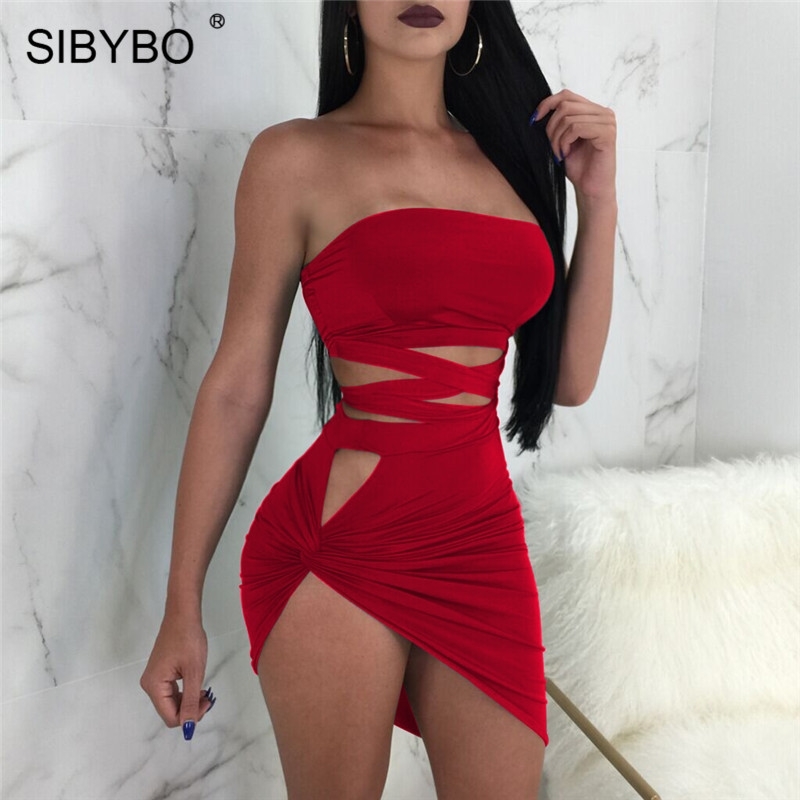 Sibybo Off Shoulder Strapless Sexy Bandage Dress Women Sleeveless Irregular Mini Summer Women Dress Nightclub Party Dress Women Y200824, Red
Sibybo Off Shoulder Strapless Sexy Bandage Dress Women Sleeveless Irregular Mini Summer Women Dress Nightclub Party Dress Women Y200824, Red