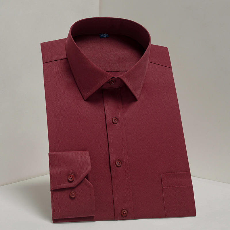 Oversized shirt S 8xl Mens Twill Dress Shirts Long Sleeve regular fit office business mens social shirts with chest pocket 201124