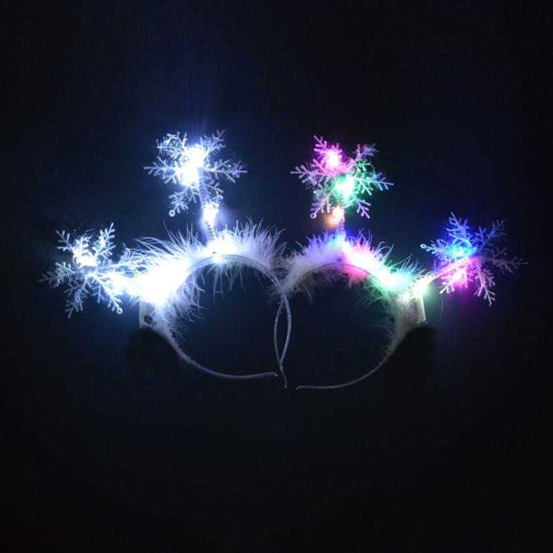 Blinking LED Light Glow Headband Feather Snowflake Hair Hoop Christmas Birthday Party Gift Led Party Favors Christmas Xmas
Blinking LED Light Glow Headband Feather Snowflake Hair Hoop Christmas Birthday Party Gift Led Party Favors Christmas Xmas