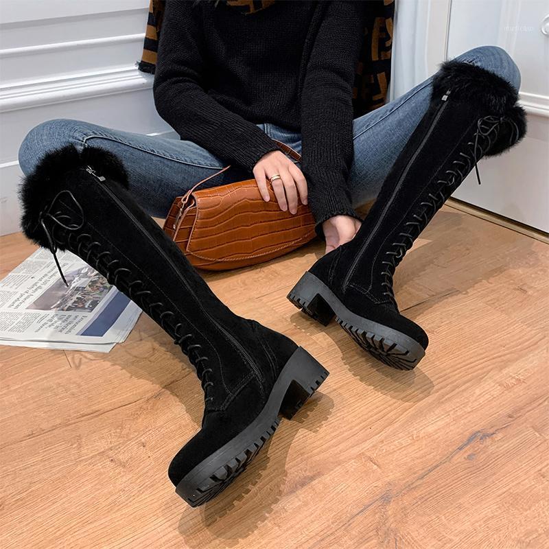 Women Knee High Boots Women's Lace Up Round Toe Shoes Ladies Warm Plush Mid Heel Woman Casual Footwear Big Size Female Platform1, Brown
Women Knee High Boots Women's Lace Up Round Toe Shoes Ladies Warm Plush Mid Heel Woman Casual Footwear Big Size Female Platform1, Brown