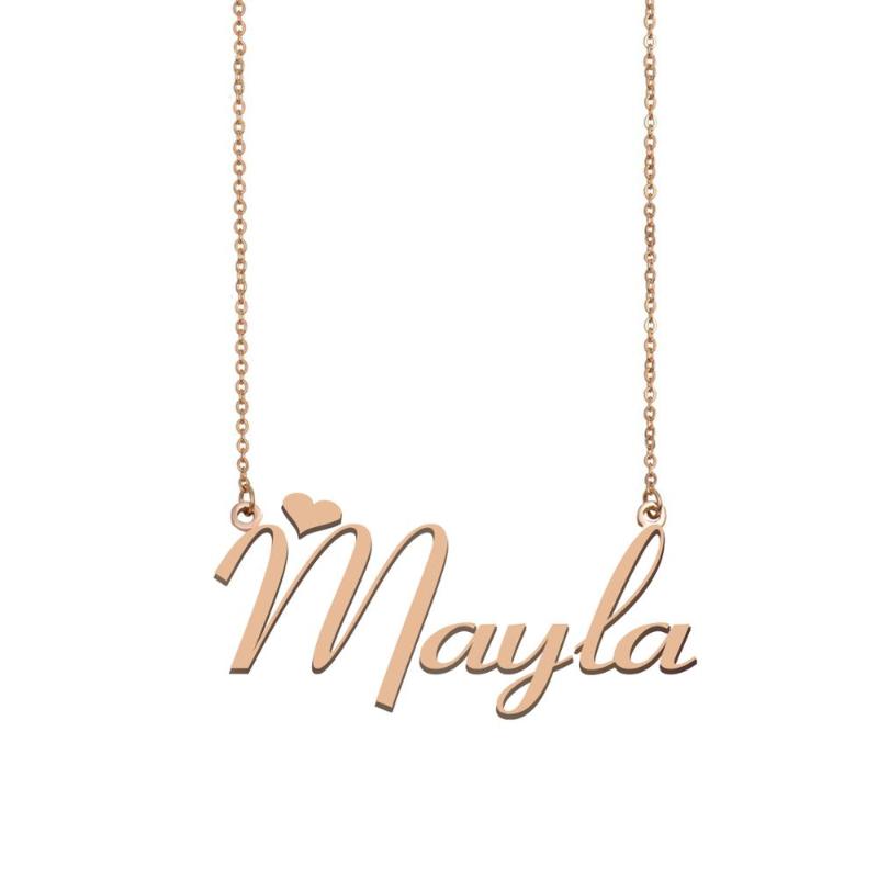 Mayla Name Necklace , Custom Name Necklace for Women Girls Best Friends Birthday Wedding Christmas Mother Days Gift
Mayla Name Necklace , Custom Name Necklace for Women Girls Best Friends Birthday Wedding Christmas Mother Days Gift