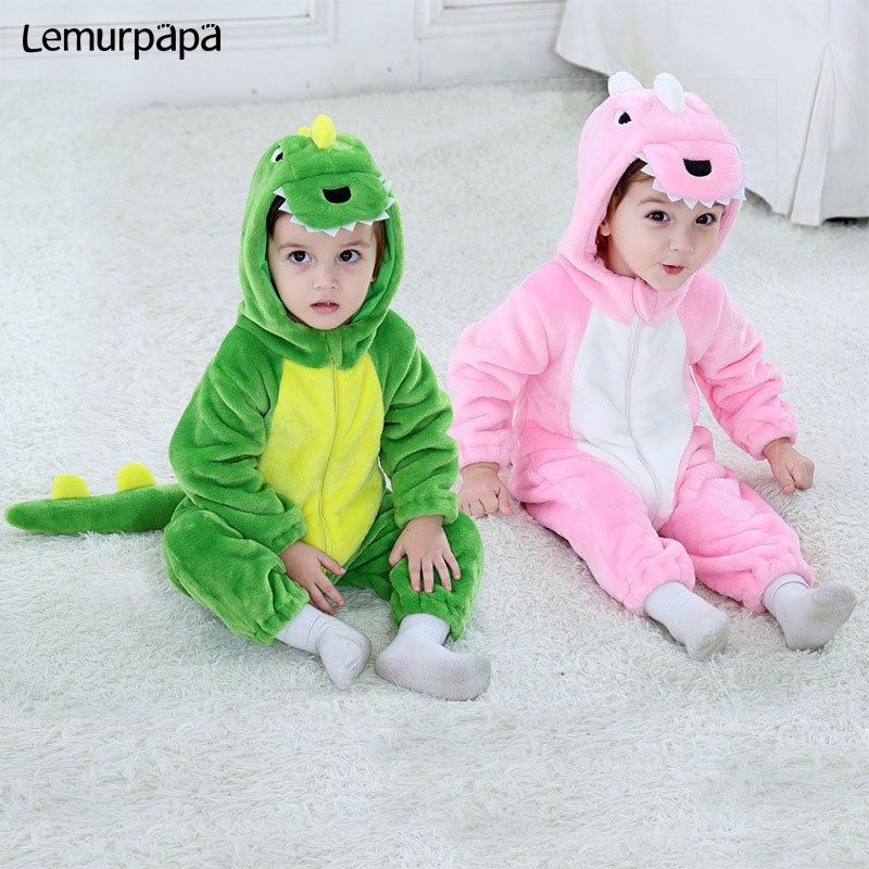 Kawaii Baby Romper Dinosaur Cartoon Animal Costume Toddler Twins Boy Girl Winter Clothes Flannel Soft Jumpsuit Cute Kigurumis 201127, Pink dino
Kawaii Baby Romper Dinosaur Cartoon Animal Costume Toddler Twins Boy Girl Winter Clothes Flannel Soft Jumpsuit Cute Kigurumis 201127, Pink dino