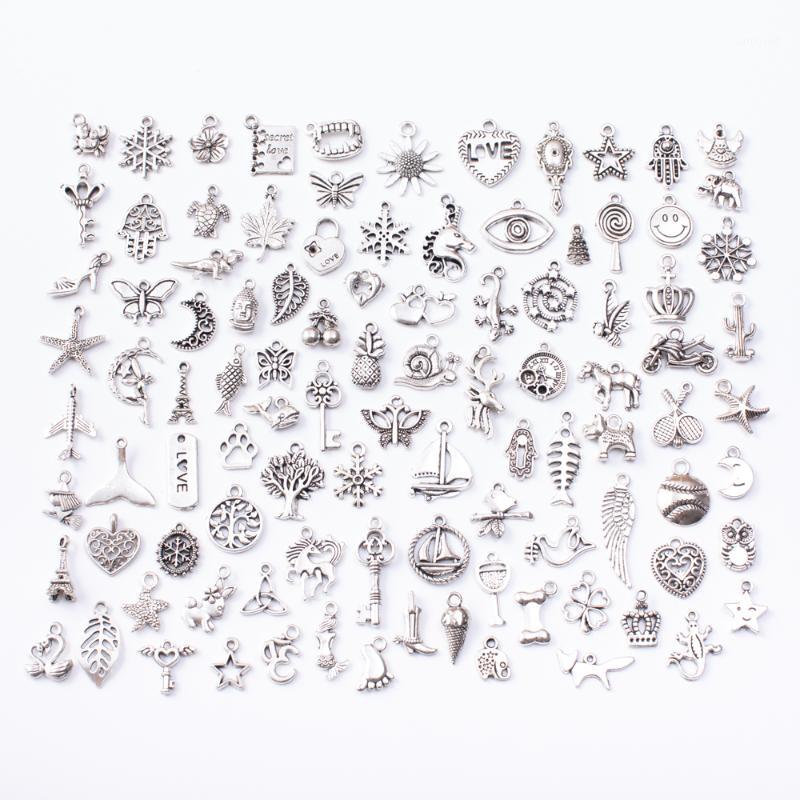 Charms 100pcs 100 Different Tibetan Silver Mixed Styles Pendants DIY Jewelry For Necklace Bracelet Making Accessaries Js22321
Charms 100pcs 100 Different Tibetan Silver Mixed Styles Pendants DIY Jewelry For Necklace Bracelet Making Accessaries Js22321