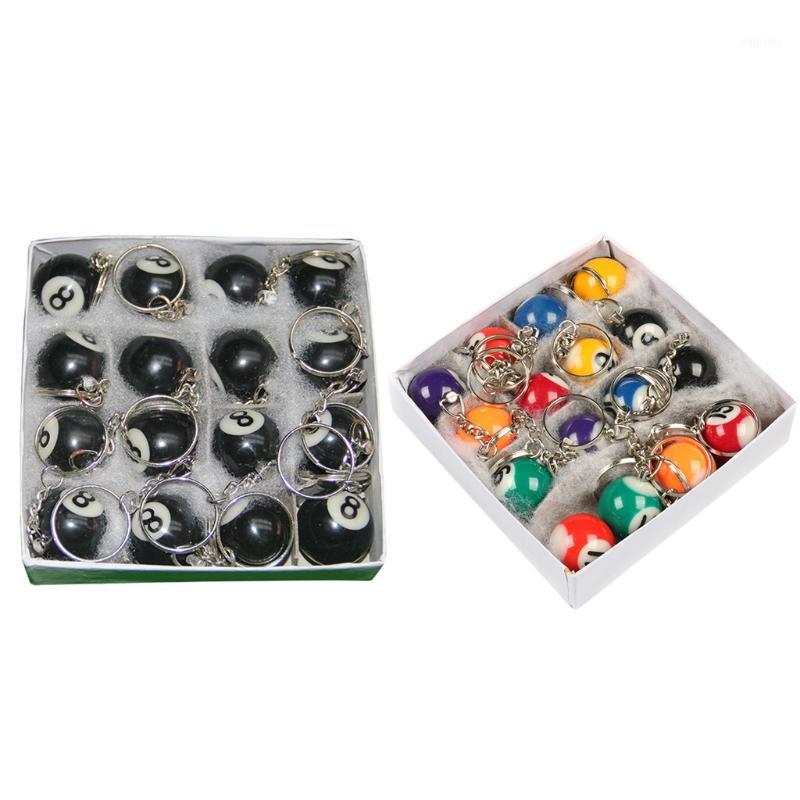 16pcs/set Mini Billiards Shaped Keyring 25mm Resin Billiard Ball Keychain Black 8 Fashion Hanging Decorations1
16pcs/set Mini Billiards Shaped Keyring 25mm Resin Billiard Ball Keychain Black 8 Fashion Hanging Decorations1