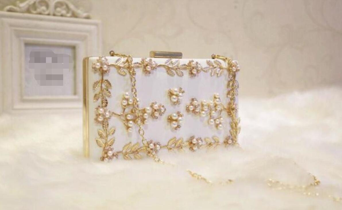 2022 Large Size Women Handbag Evening Bags For Party New Women Chain Shoulder Bag Ladies Fashion Gold Clutch Box Bag Women Messenger 06