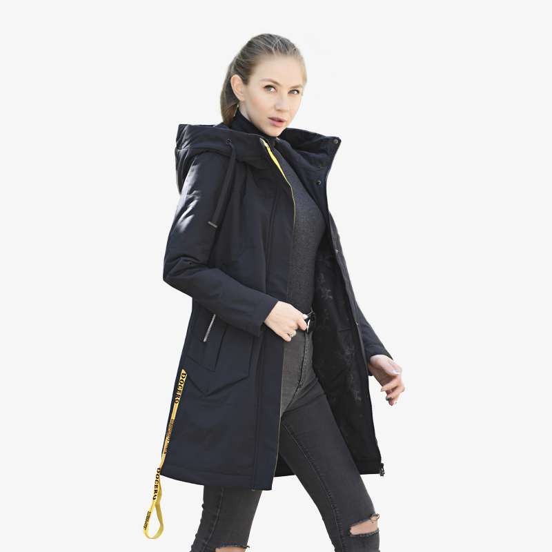 2020 High Quality Women Coat Spring Autumn Fashion Casual Thin Parka European Windproof Long Plus Size Hooded New Women Jackets LJ201127