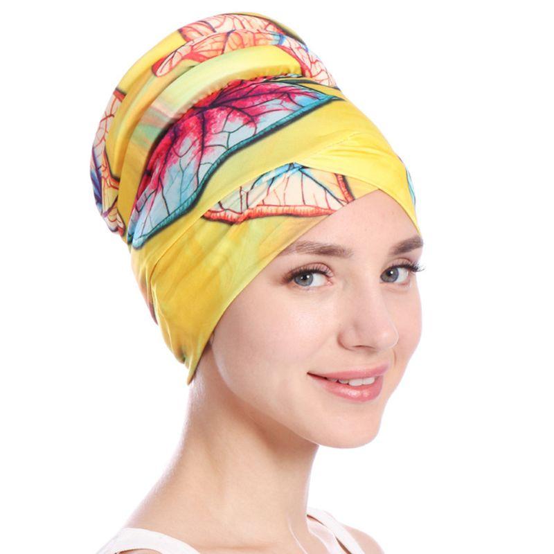 Womens Floral Print Turban Hat Muslim Cotton Stretch Chemo Cap Ruffles Head Wrap 50PF, Black
Womens Floral Print Turban Hat Muslim Cotton Stretch Chemo Cap Ruffles Head Wrap 50PF, Black