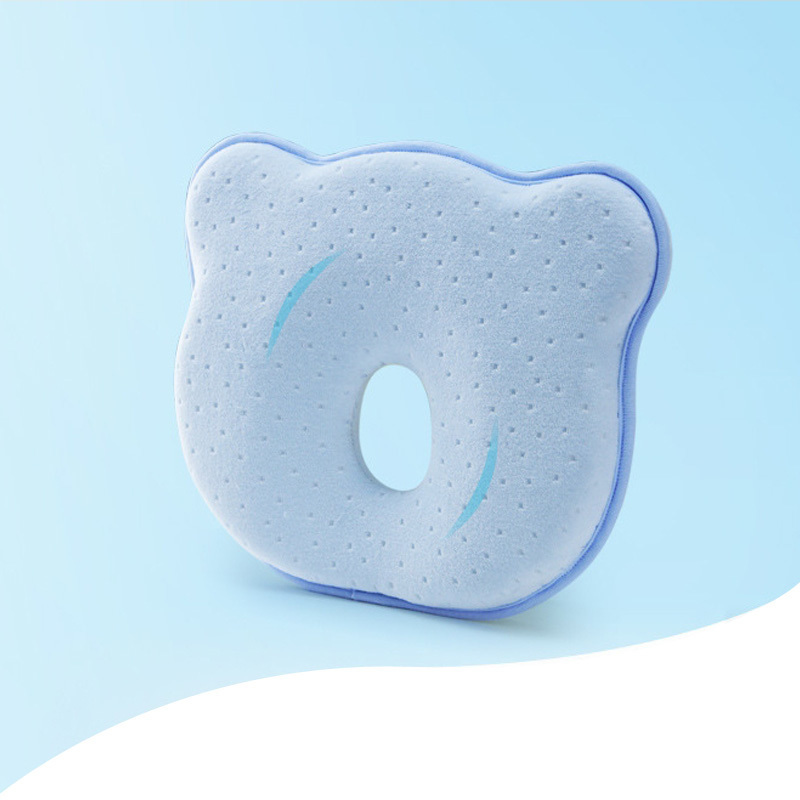 Memory Foam Baby Pillows Breathable Baby Shaping Pillows to Prevent Flat Head Ergonomic Newborns Pillow almofada infantil 0~ LJ201014