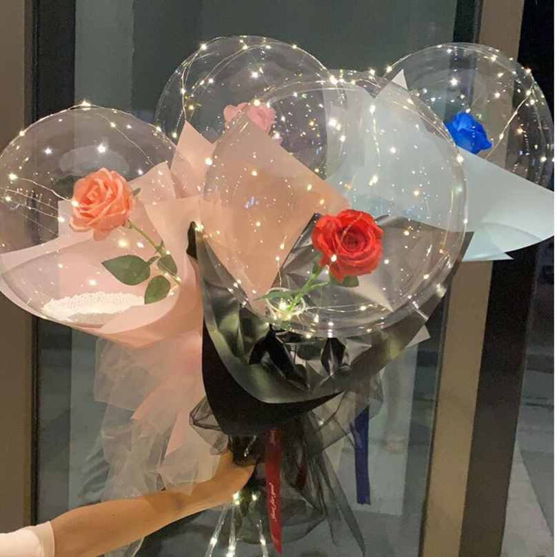 LED Luminous Balloon Rose Bouquet Transparent Bubble Enchanted Rose with Stick led Bobo Ball Valentines Day Gift Wedding Party Decor E121801, Mixed or choose from#1-12
LED Luminous Balloon Rose Bouquet Transparent Bubble Enchanted Rose with Stick led Bobo Ball Valentines Day Gift Wedding Party Decor E121801, Mixed or choose from#1-12