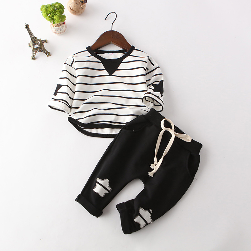 Children Clothing Autumn Winter Boys Clothes T-shirt+Pants 2pcs Outfits Kids Clothes Boys Sport Suit For Boys Clothing Sets 201127