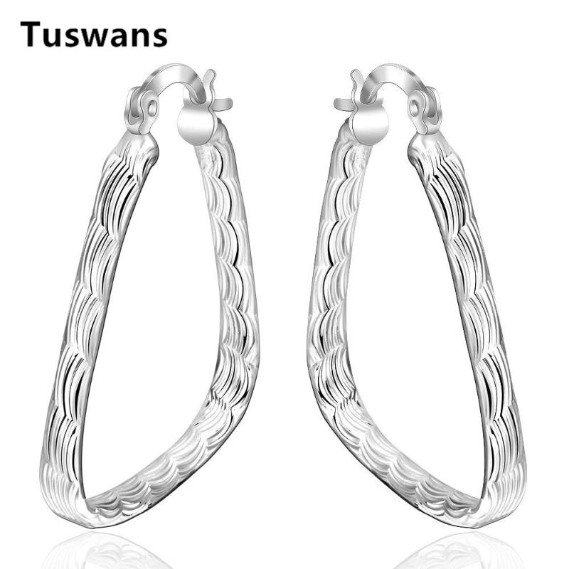 Trendy Triangle fish pattern Hoop Earrings For Women Simple Luxury Jewelry Gifts Personality Silver Color Pendientes Mujer Moda
Trendy Triangle fish pattern Hoop Earrings For Women Simple Luxury Jewelry Gifts Personality Silver Color Pendientes Mujer Moda