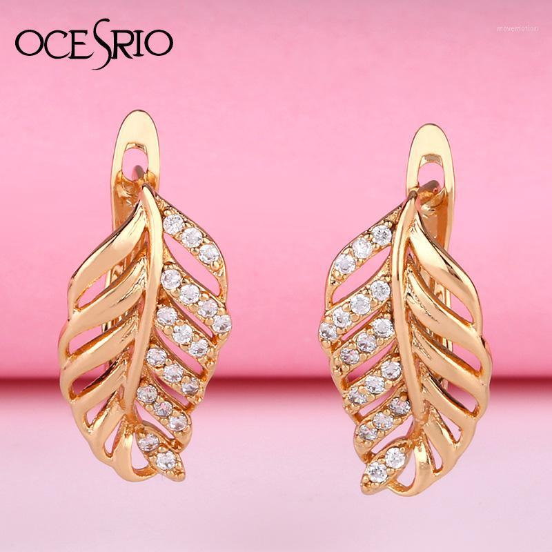 OCESRIO Hollow Leaves Earrings with Stones Party Natural Zircon 585 Gold Dangle Earrings Women 2020 Wedding ers-t231
OCESRIO Hollow Leaves Earrings with Stones Party Natural Zircon 585 Gold Dangle Earrings Women 2020 Wedding ers-t231