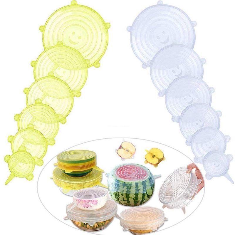 12 pcs Silicone Lid Stretch Reusable Lids Expandable Silicone Lid Universal / Storage, Suitable for Microwave / Oven Fr
12 pcs Silicone Lid Stretch Reusable Lids Expandable Silicone Lid Universal / Storage, Suitable for Microwave / Oven Fr