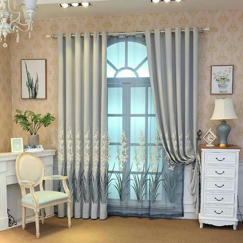 European Laser Curtains for Living Dining Room Bedroom Flower Embroidery Blackout Curtains Tulle Fashion Voile
European Laser Curtains for Living Dining Room Bedroom Flower Embroidery Blackout Curtains Tulle Fashion Voile