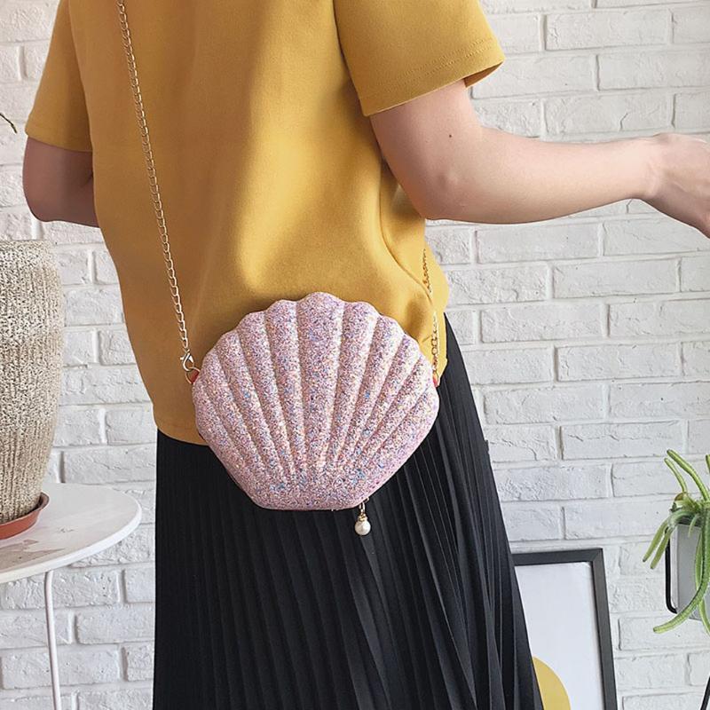 Elegant Shell Girls Shoulder Bags Women Wild Phone Crossbody Bag Ladies Pc Chain Bag Shell Student Casual Handbag Purse, Black
Elegant Shell Girls Shoulder Bags Women Wild Phone Crossbody Bag Ladies Pc Chain Bag Shell Student Casual Handbag Purse, Black