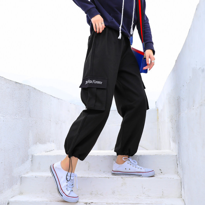 2021 New Arrival Hip Hop Hare Pants Loose Pockets Total Length Female Joggers Streetwear Sweatpants Ds50510 VICD, Black;white
2021 New Arrival Hip Hop Hare Pants Loose Pockets Total Length Female Joggers Streetwear Sweatpants Ds50510 VICD, Black;white