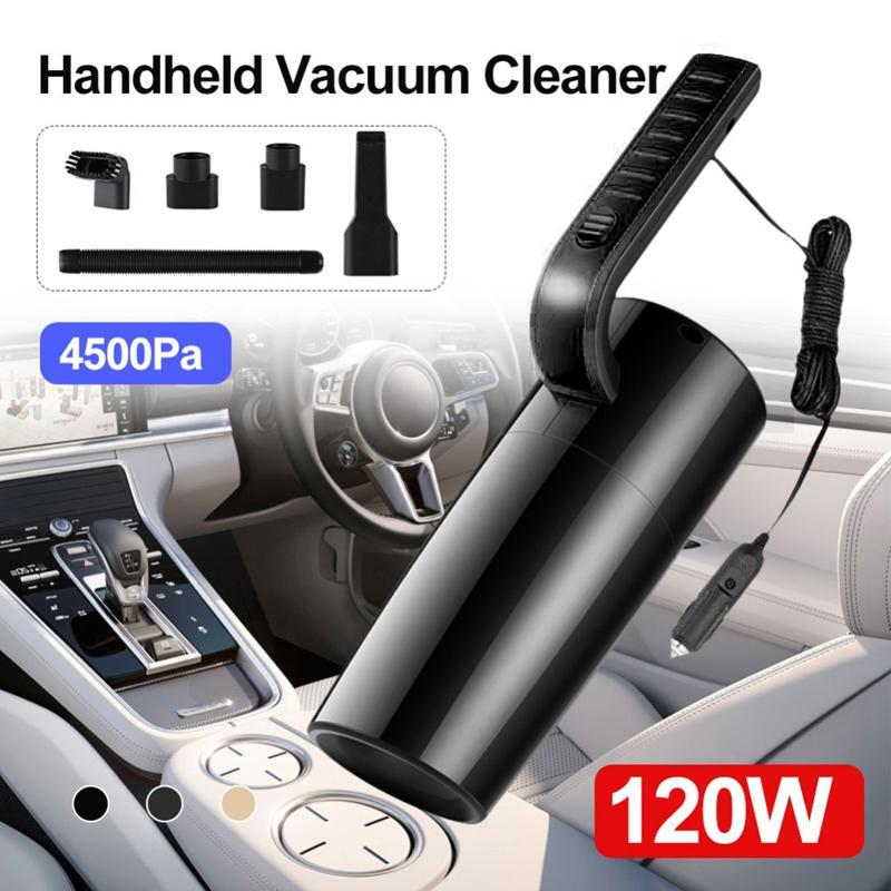 Portable Car Vacuum Cleaner ,120W 4500PA High Suction Low Noise Handheld Vacuum Cleaner Wet/Dry
Portable Car Vacuum Cleaner ,120W 4500PA High Suction Low Noise Handheld Vacuum Cleaner Wet/Dry
