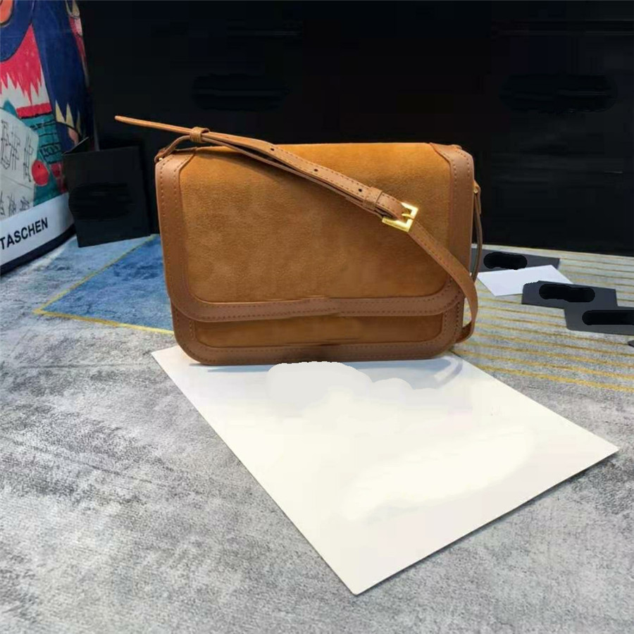 Updated New Luxurys Crossbody Bags Suede Stitching Leather Designers Shoulder Bags Golden Buckle Hardware Baguette Long Strap Criss Cross#1
Updated New Luxurys Crossbody Bags Suede Stitching Leather Designers Shoulder Bags Golden Buckle Hardware Baguette Long Strap Criss Cross#1