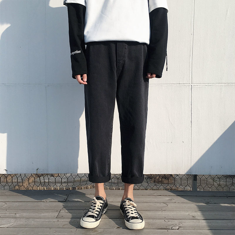 Men's Brem 2021 Spring and Winter New Elastic Nine-point Waistline Waistband M-3xl Pants Fashion Young Clothes J0QN, Light blue.
Men's Brem 2021 Spring and Winter New Elastic Nine-point Waistline Waistband M-3xl Pants Fashion Young Clothes J0QN, Light blue.