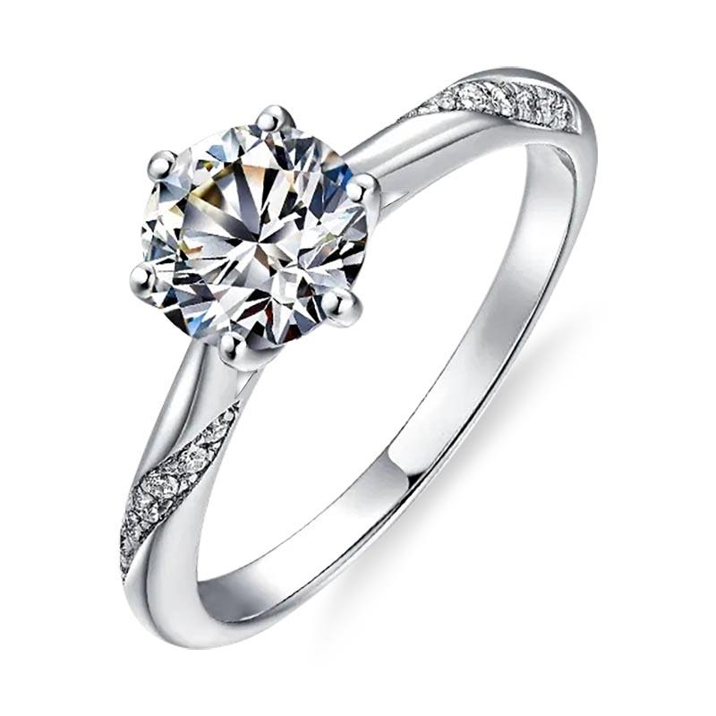 Cluster Rings Sterling 925 Silver Classic Simple Style Ring 1ct 6.5mm Lab Moissanite Diamond Jewelry Anniversary Wedding 18K Gold
Cluster Rings Sterling 925 Silver Classic Simple Style Ring 1ct 6.5mm Lab Moissanite Diamond Jewelry Anniversary Wedding 18K Gold