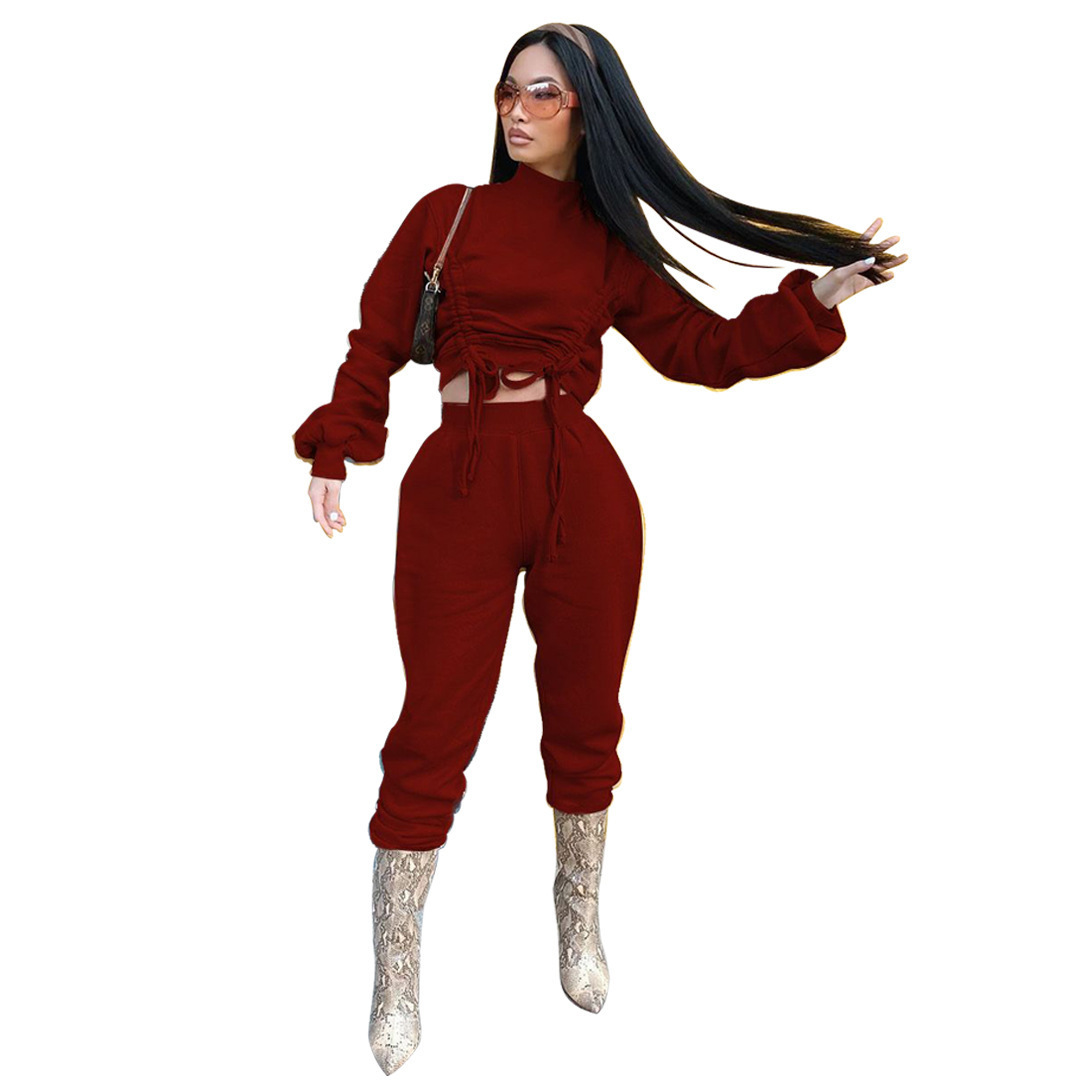 Designer 2023 fall winter tracksuits women sweatsuits drawstring long sleeve tracksuit sweater sports two piece suit plus size clothing S-5XL