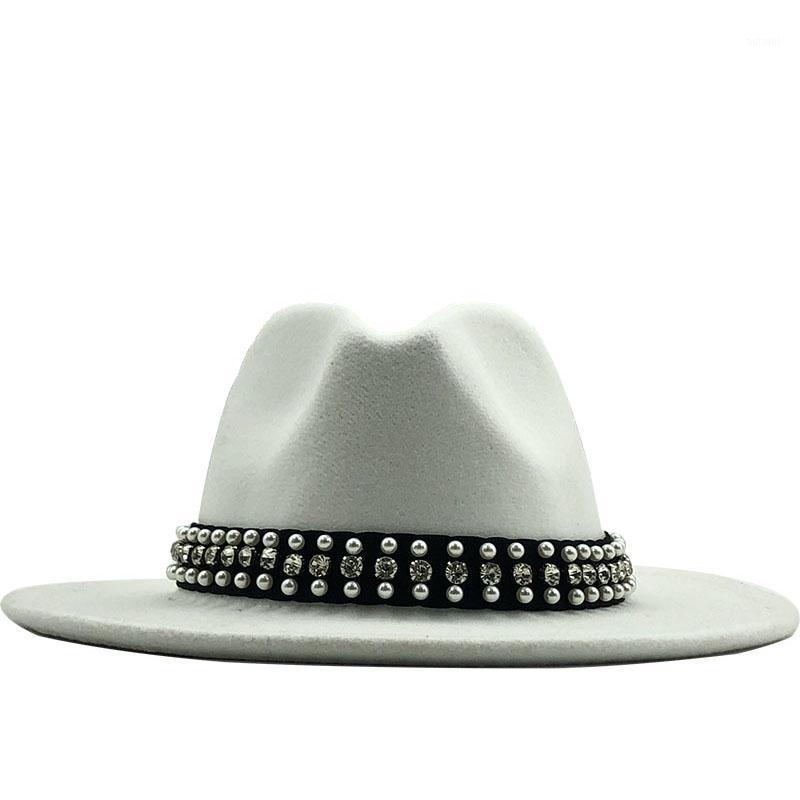 Women Wide Brim Wool Felt Men Panama Hat With Belt Buckle Jazz Cap Party Formal Top Hat In Pink,white,black1, Wine
Women Wide Brim Wool Felt Men Panama Hat With Belt Buckle Jazz Cap Party Formal Top Hat In Pink,white,black1, Wine