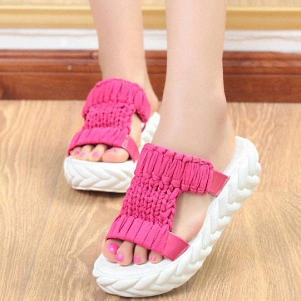 Women Knit Slippers 2020 Woman Gladiator Platform Sandals Ladies Casual Slide Women's Thick Bottom Flats Female Beach Shoes #sy5m, Black
Women Knit Slippers 2020 Woman Gladiator Platform Sandals Ladies Casual Slide Women's Thick Bottom Flats Female Beach Shoes #sy5m, Black